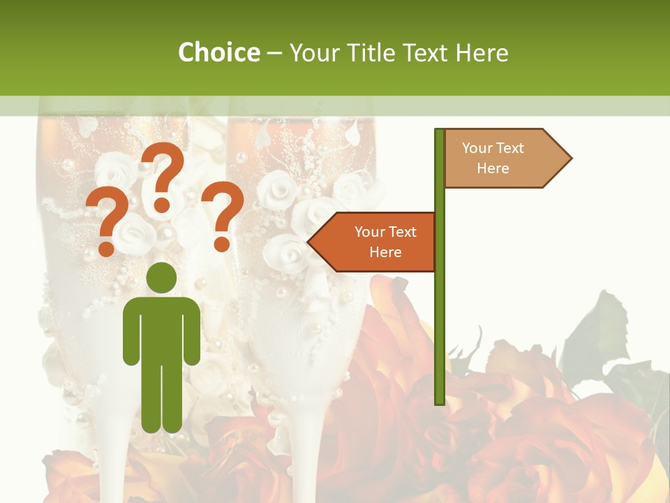 Nobody White Two PowerPoint Template