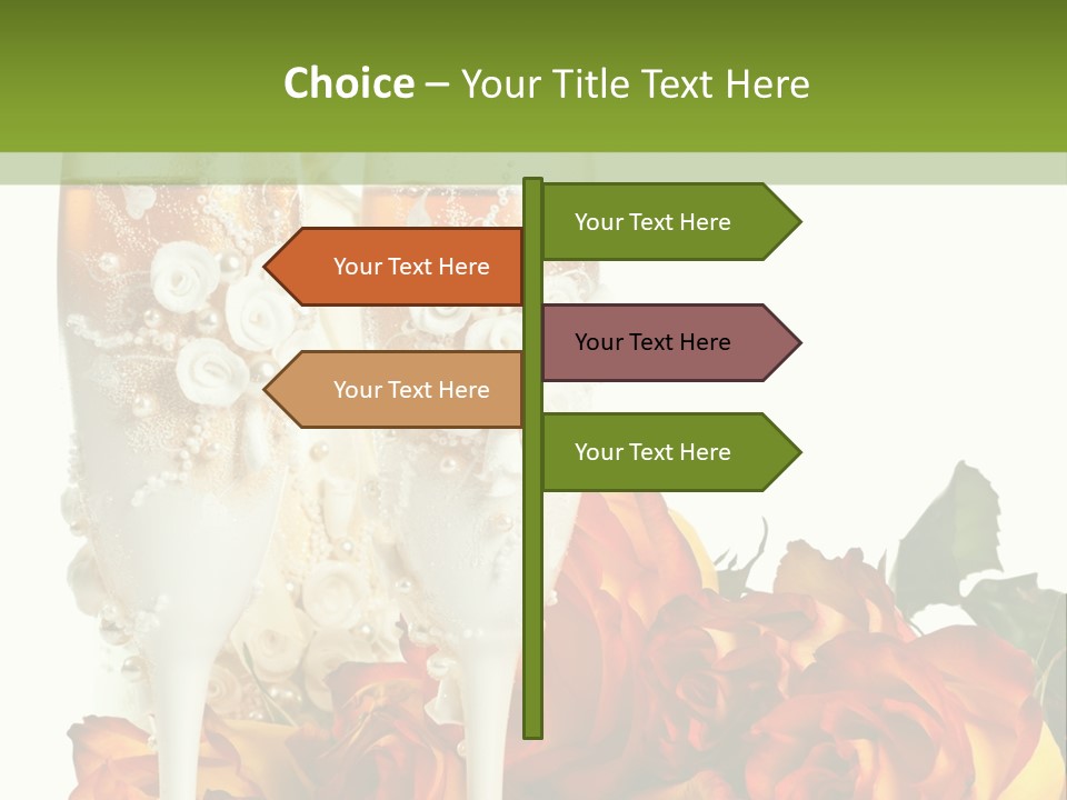 Nobody White Two PowerPoint Template