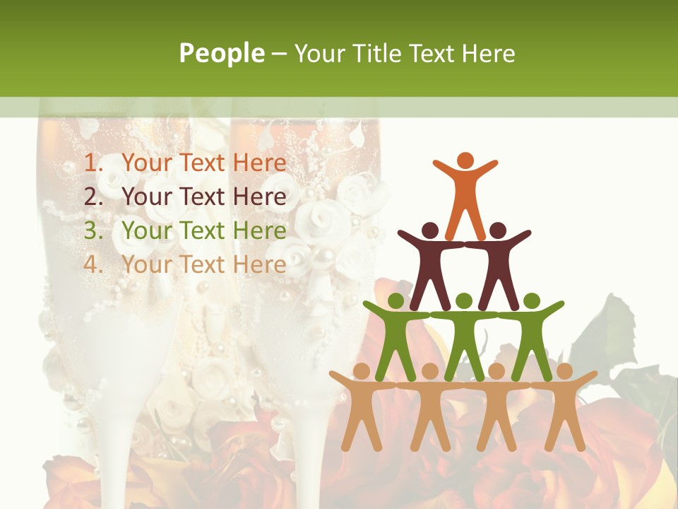 Nobody White Two PowerPoint Template