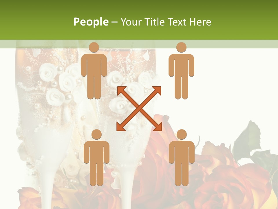 Nobody White Two PowerPoint Template