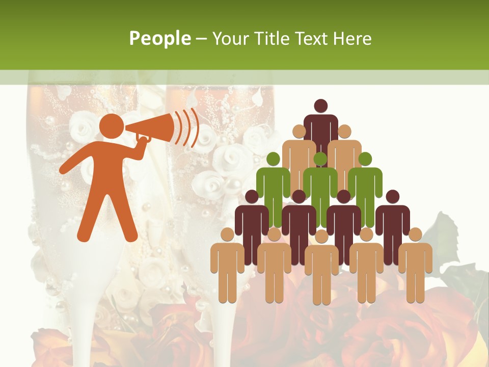 Nobody White Two PowerPoint Template