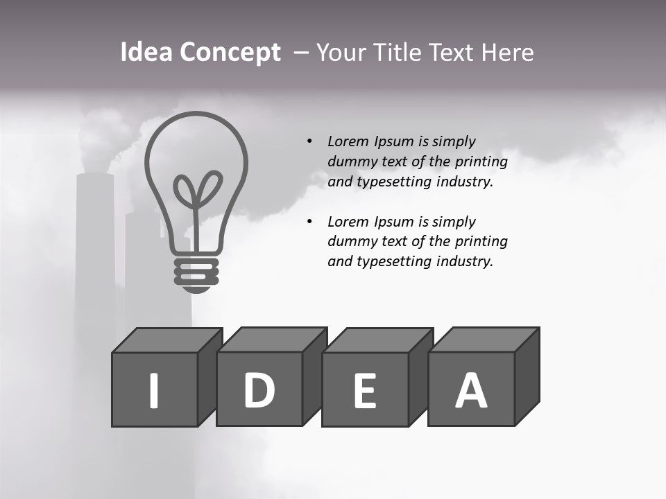 Sunset Energy Sky PowerPoint Template