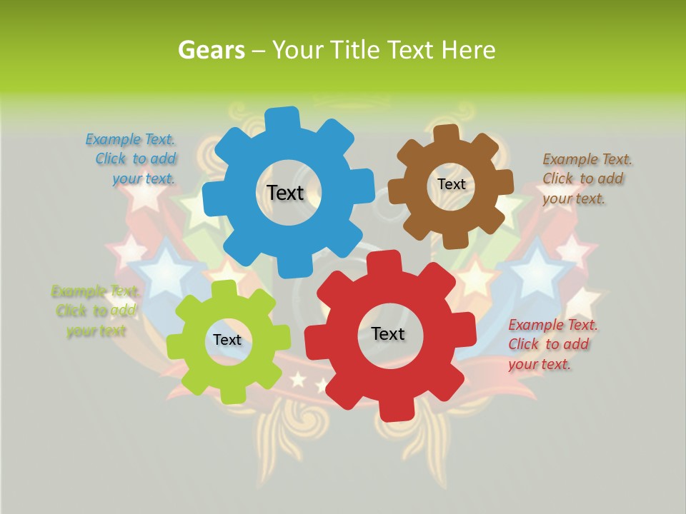 Front Red Speech PowerPoint Template