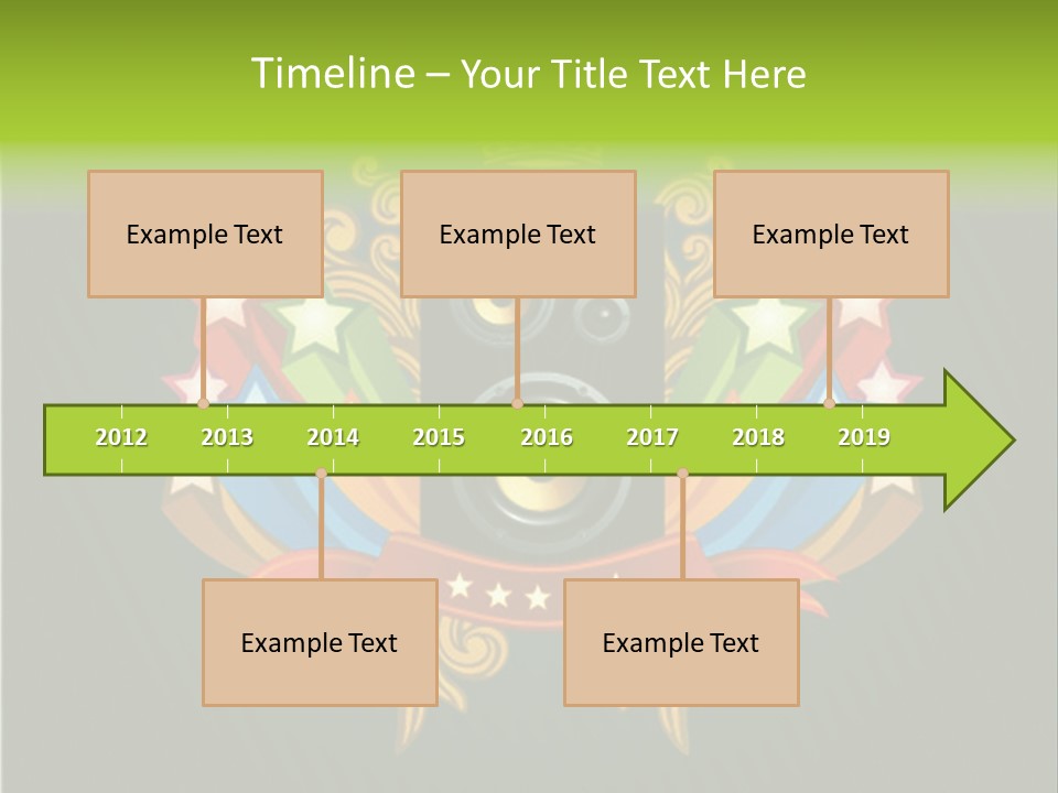 Front Red Speech PowerPoint Template