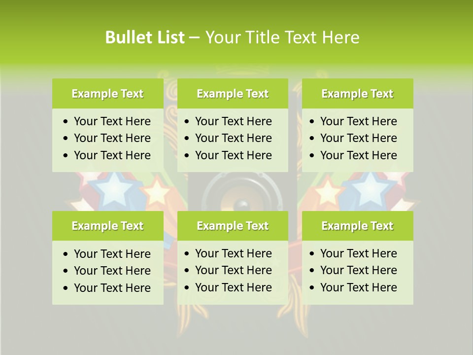 Front Red Speech PowerPoint Template