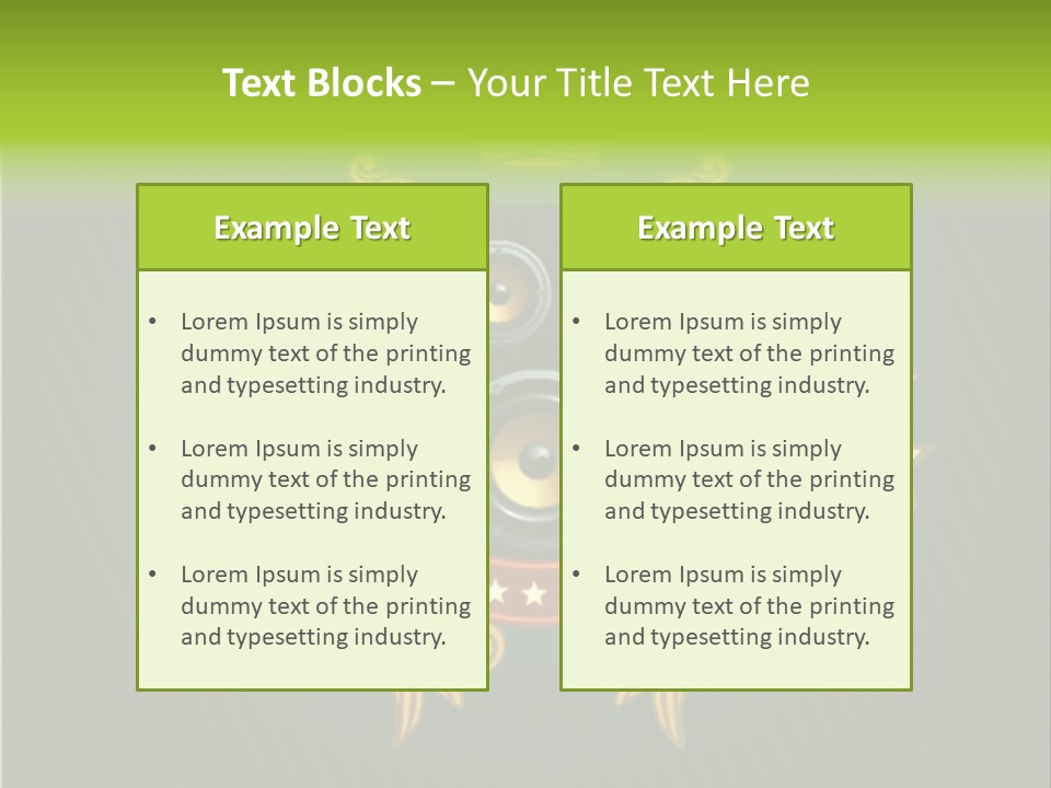 Front Red Speech PowerPoint Template