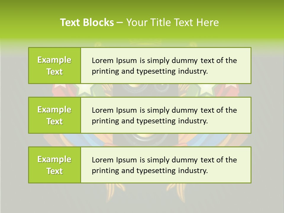 Front Red Speech PowerPoint Template