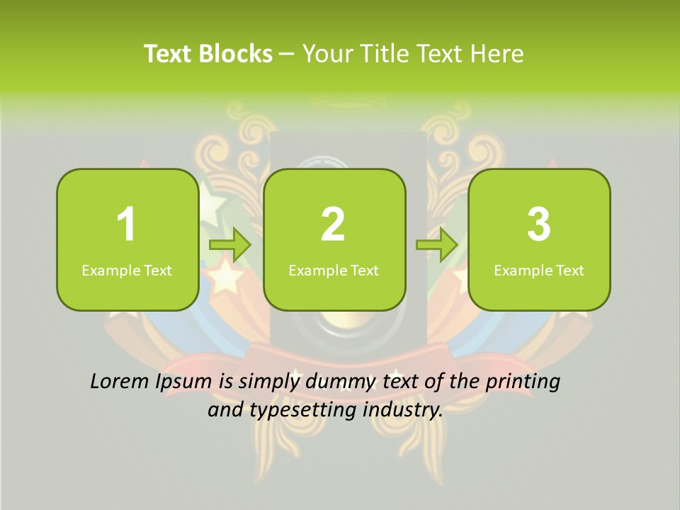 Front Red Speech PowerPoint Template