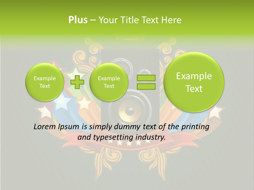 Front Red Speech PowerPoint Template