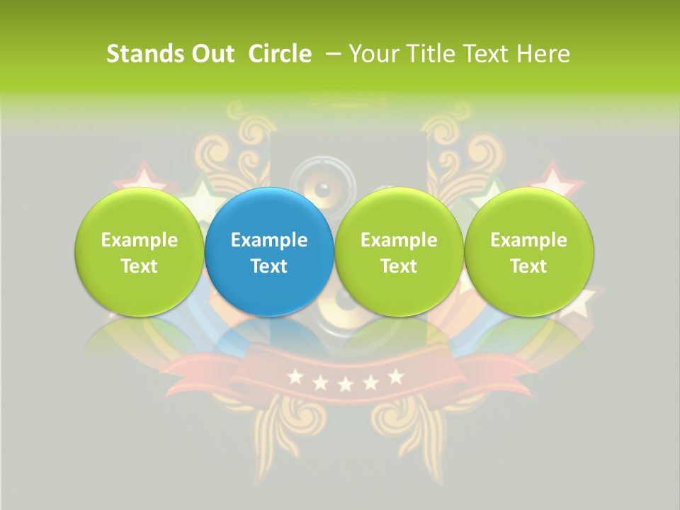 Front Red Speech PowerPoint Template