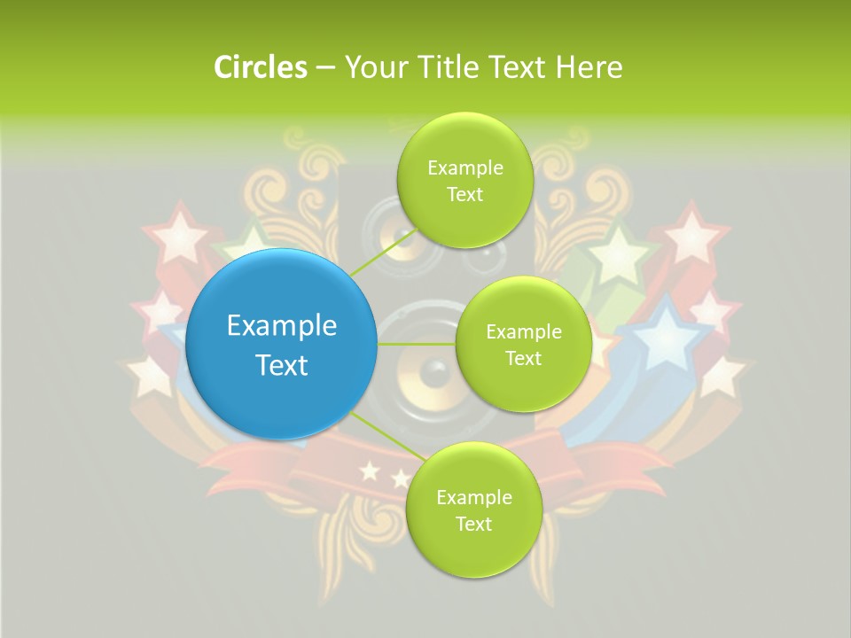 Front Red Speech PowerPoint Template