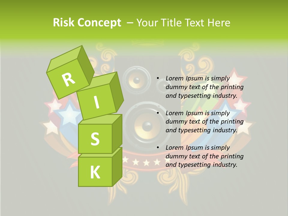 Front Red Speech PowerPoint Template