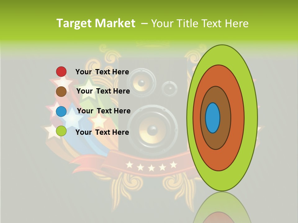 Front Red Speech PowerPoint Template