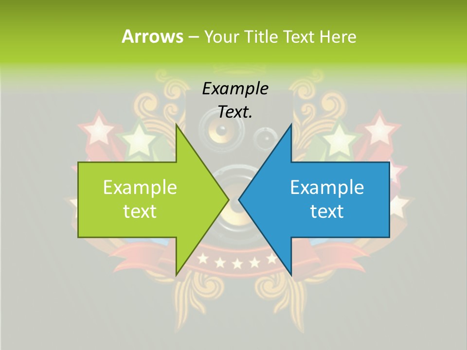 Front Red Speech PowerPoint Template