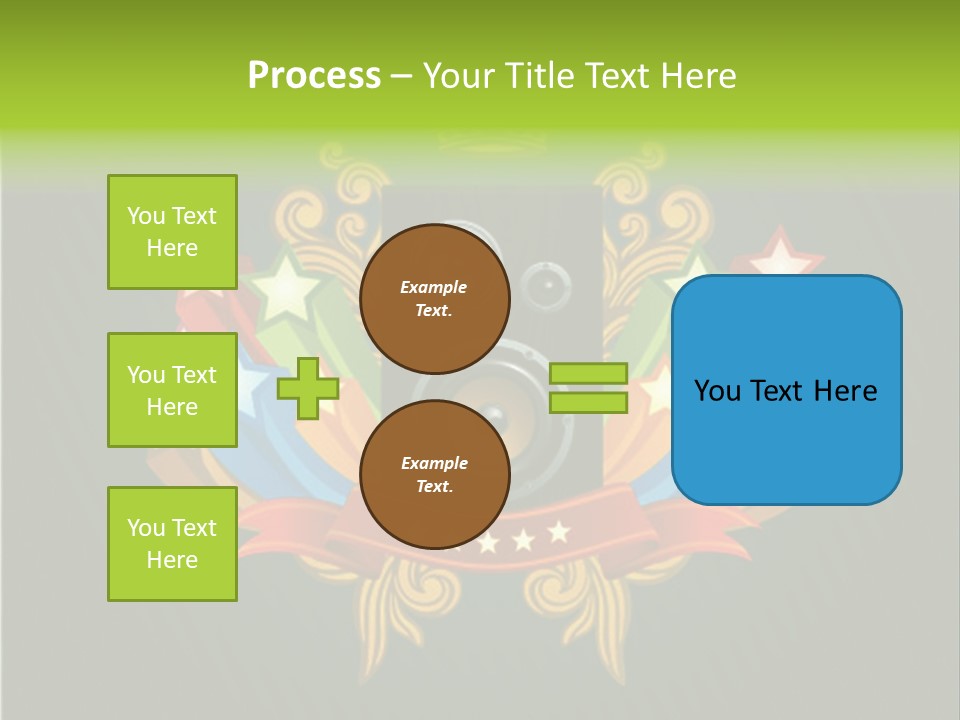 Front Red Speech PowerPoint Template