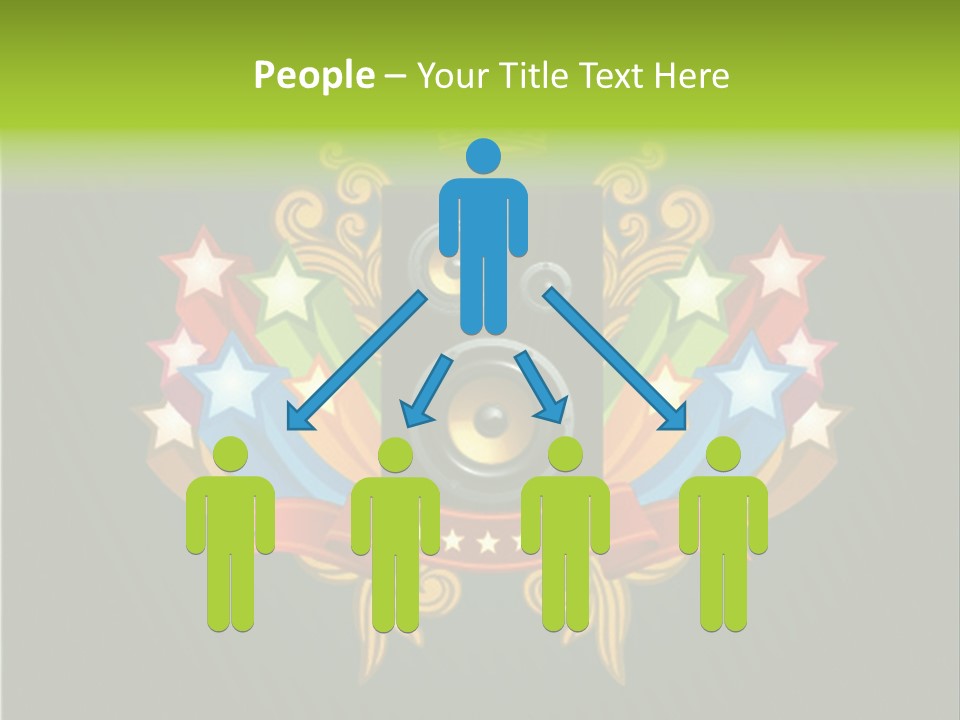 Front Red Speech PowerPoint Template