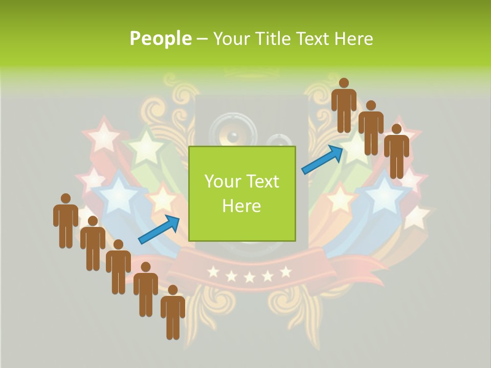 Front Red Speech PowerPoint Template