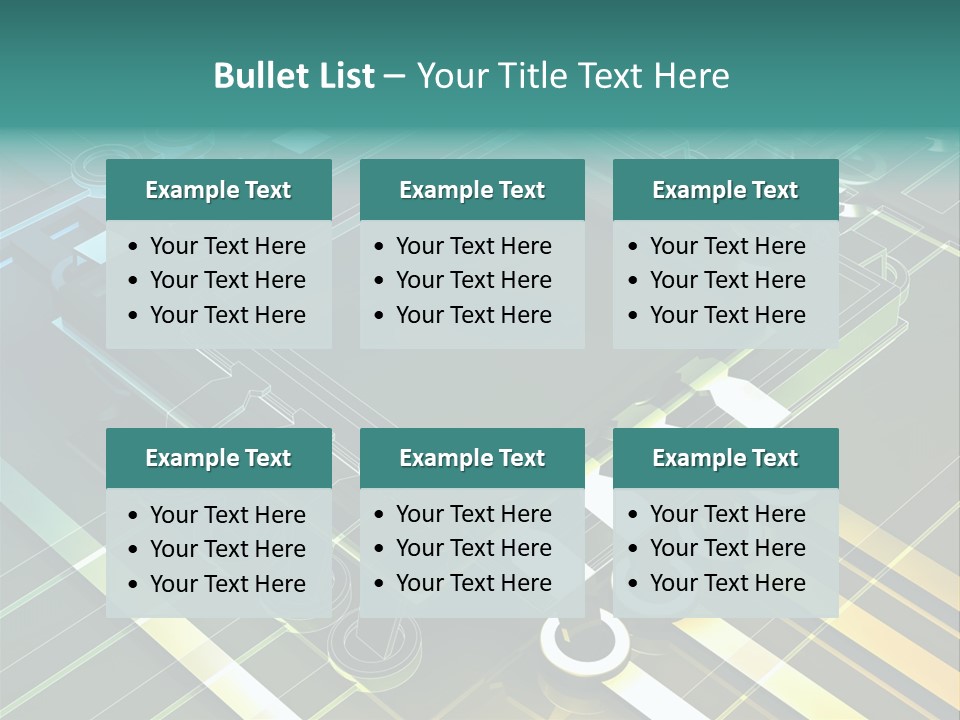 Yellow Fresh Black PowerPoint Template