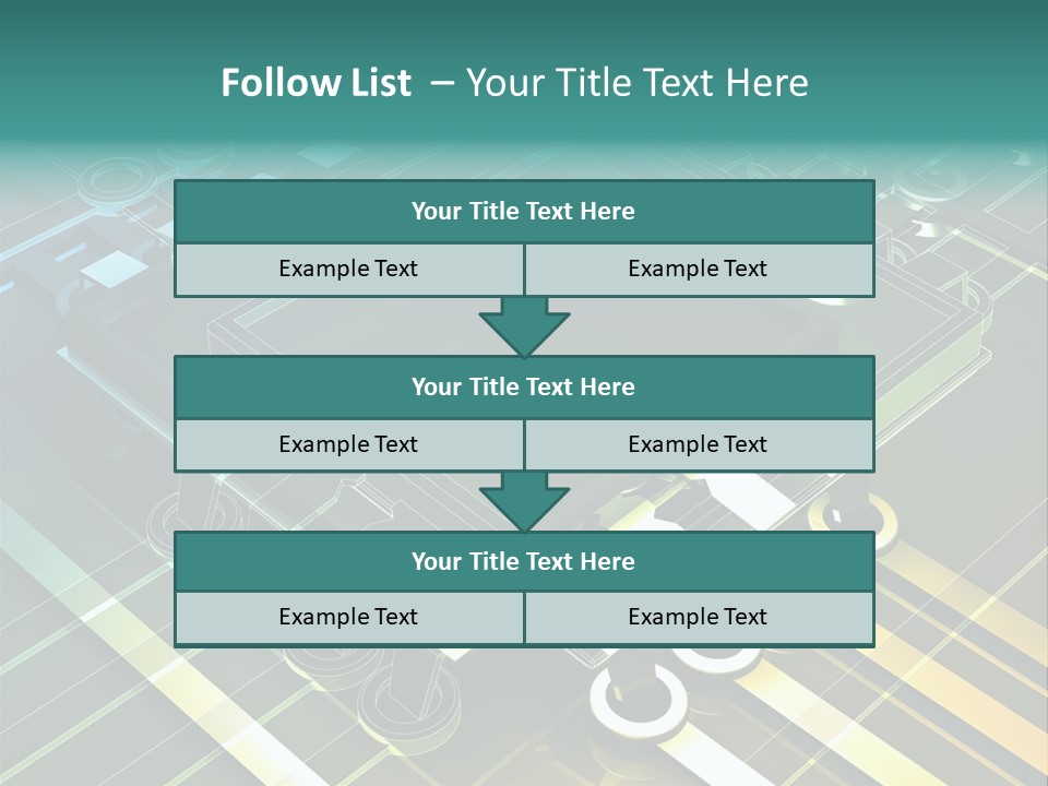 Yellow Fresh Black PowerPoint Template
