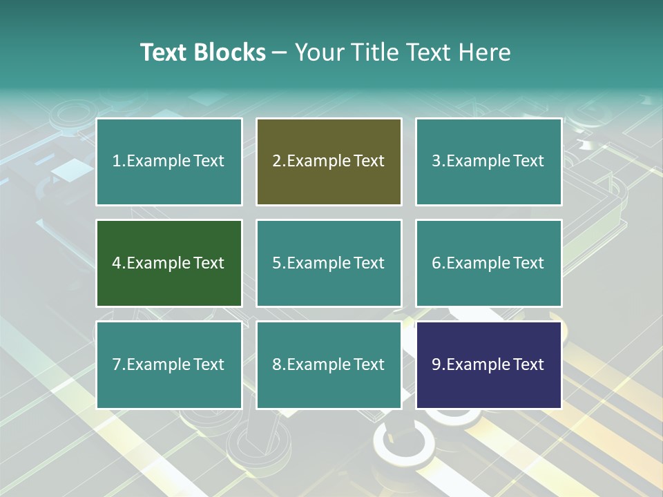Yellow Fresh Black PowerPoint Template
