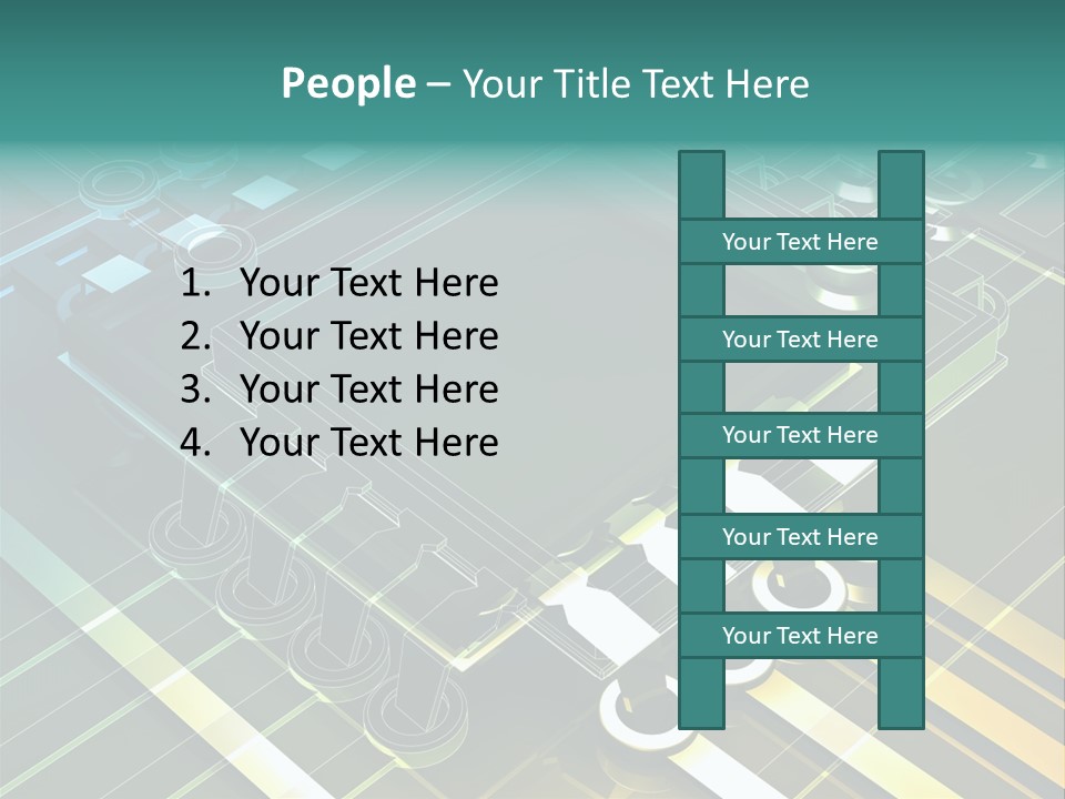 Yellow Fresh Black PowerPoint Template