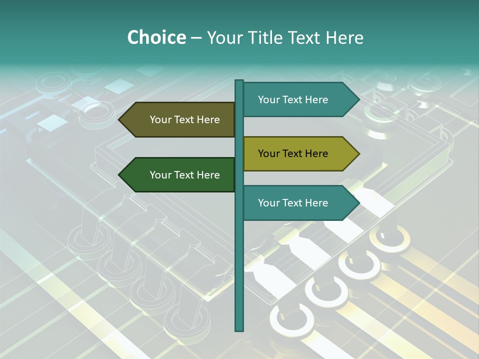 Yellow Fresh Black PowerPoint Template