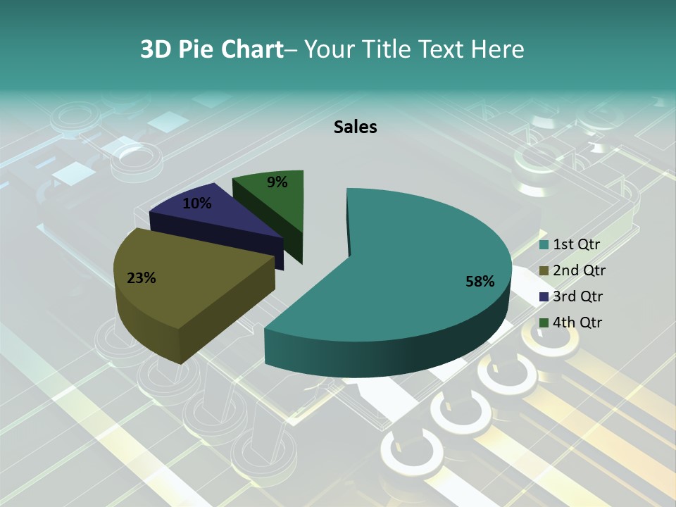 Yellow Fresh Black PowerPoint Template