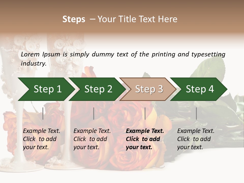 Day Alcohol Romantic PowerPoint Template