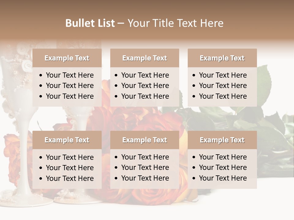 Day Alcohol Romantic PowerPoint Template