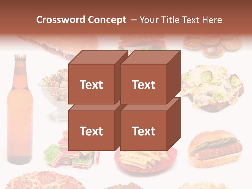 Pizza Chips American PowerPoint Template