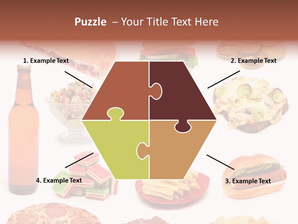 Pizza Chips American PowerPoint Template