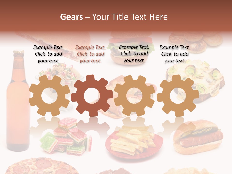 Pizza Chips American PowerPoint Template