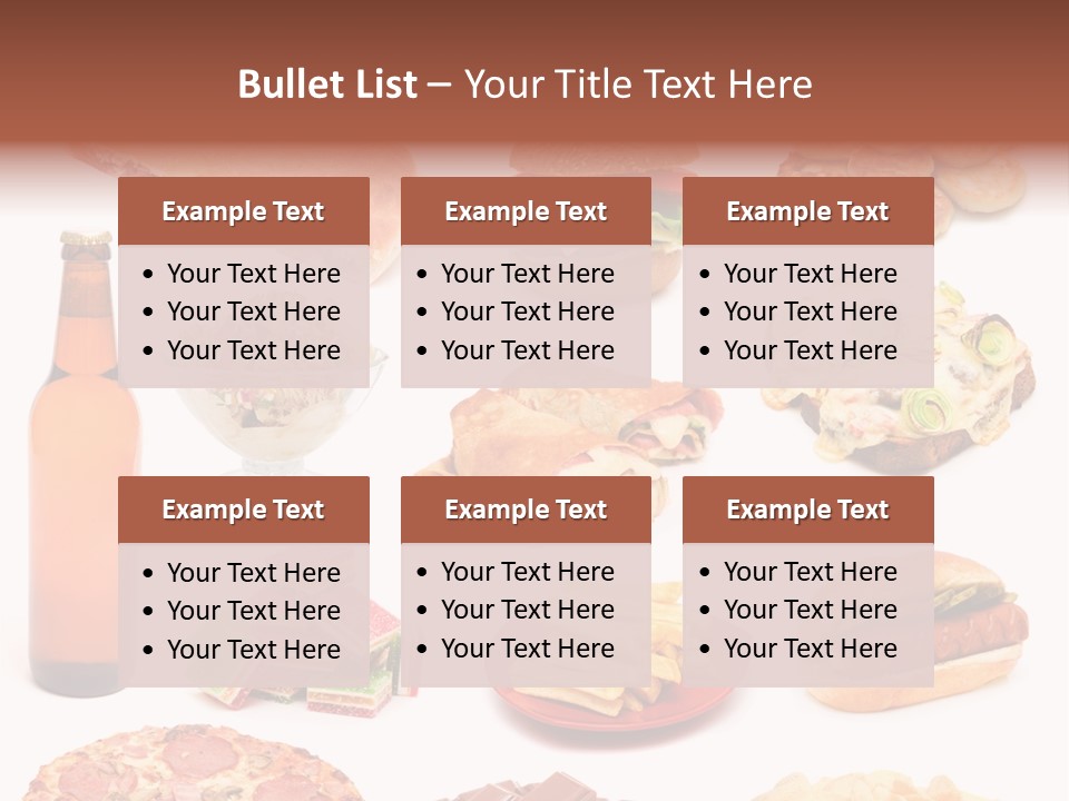 Pizza Chips American PowerPoint Template