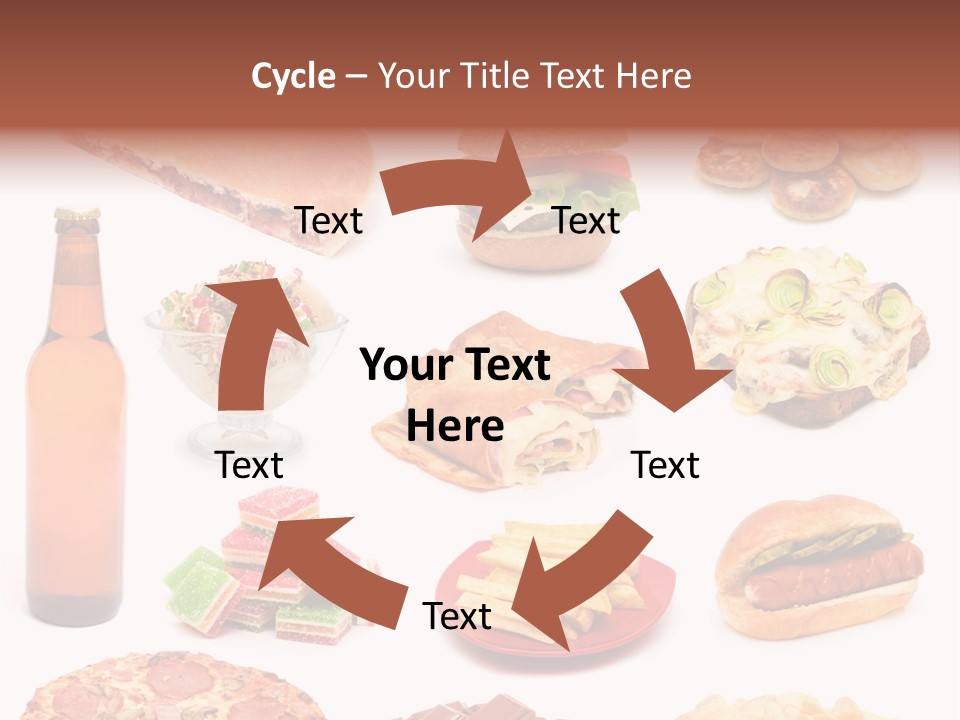 Pizza Chips American PowerPoint Template