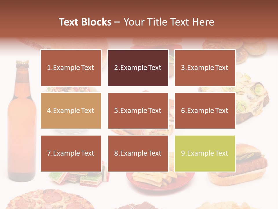 Pizza Chips American PowerPoint Template