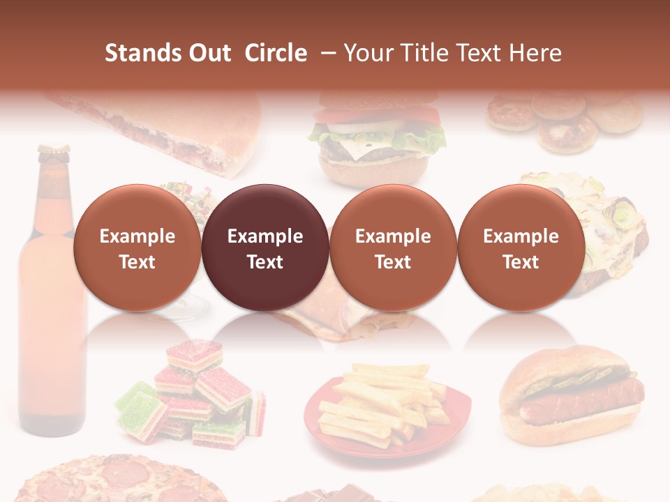 Pizza Chips American PowerPoint Template