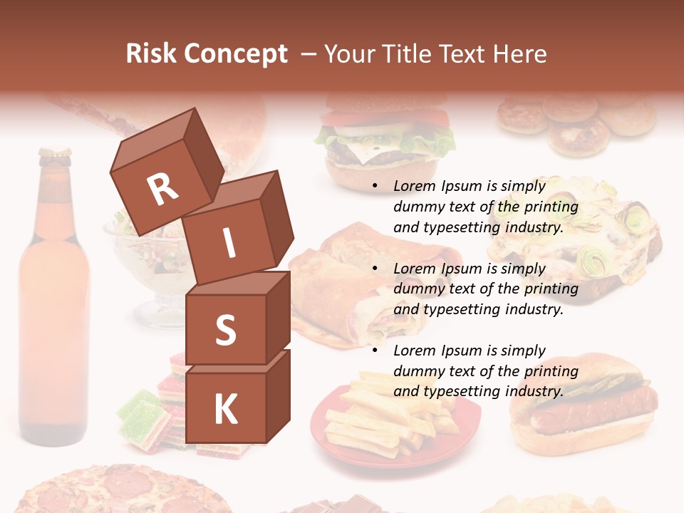 Pizza Chips American PowerPoint Template