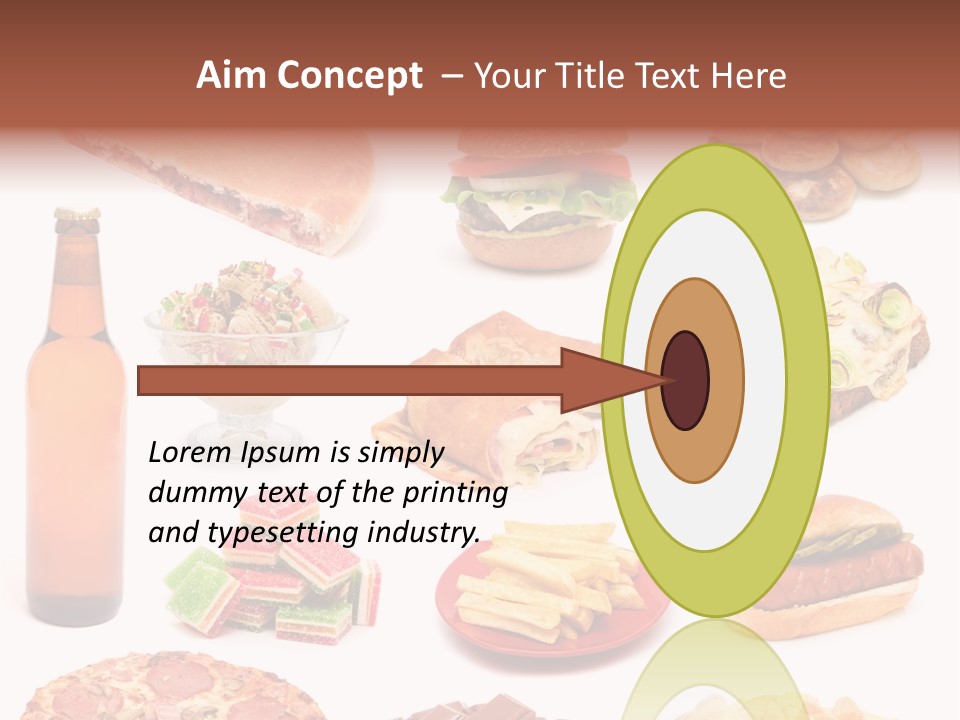 Pizza Chips American PowerPoint Template