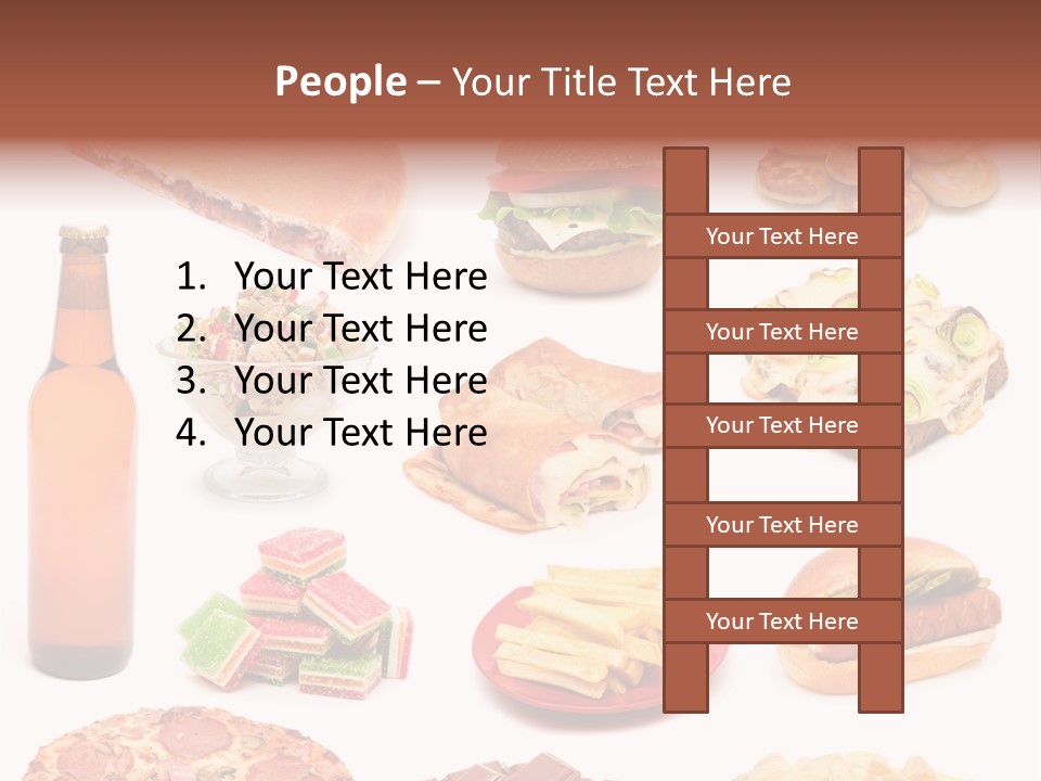 Pizza Chips American PowerPoint Template