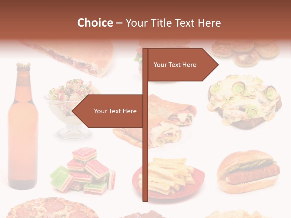 Pizza Chips American PowerPoint Template