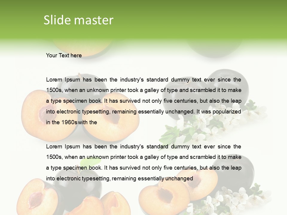 Yellow Fresh Black PowerPoint Template