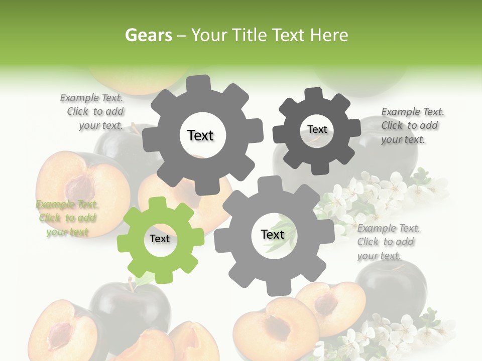 Yellow Fresh Black PowerPoint Template