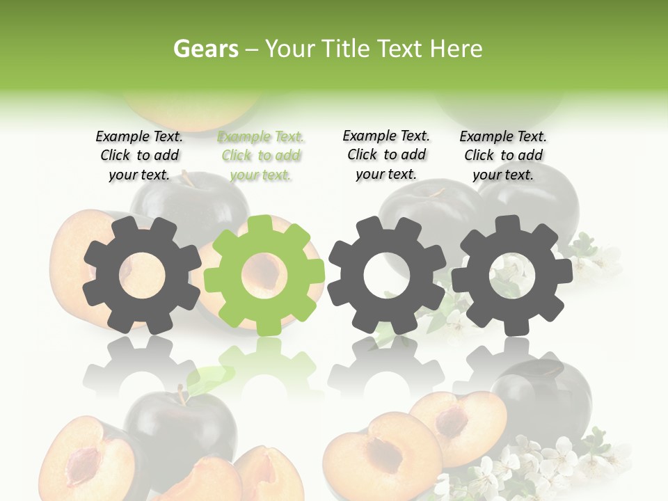 Yellow Fresh Black PowerPoint Template