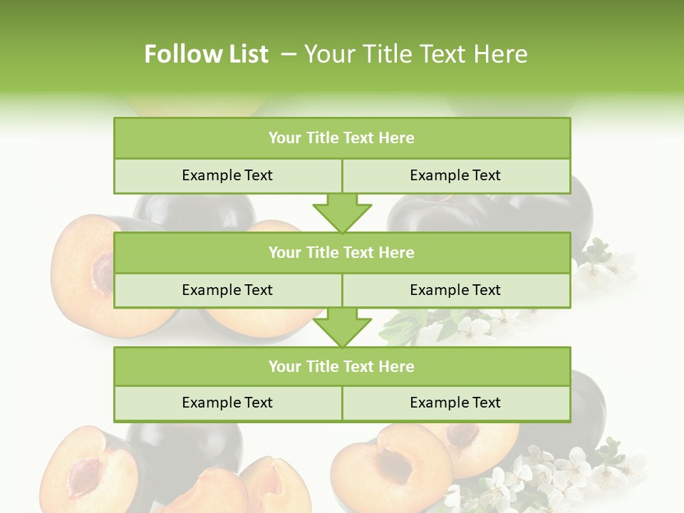 Yellow Fresh Black PowerPoint Template