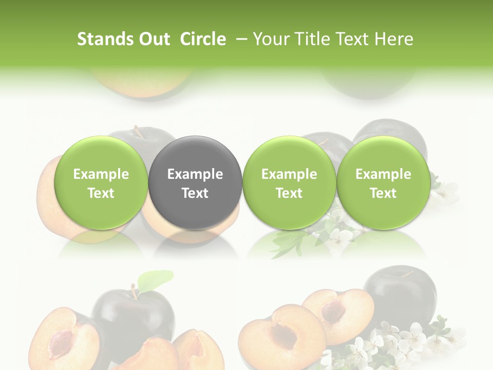 Yellow Fresh Black PowerPoint Template