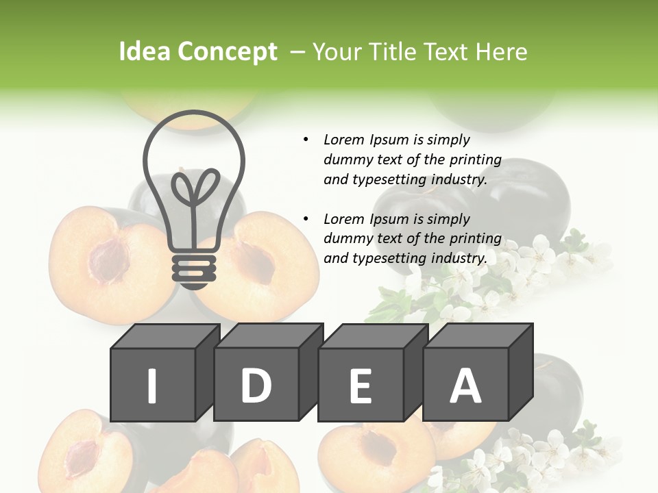 Yellow Fresh Black PowerPoint Template