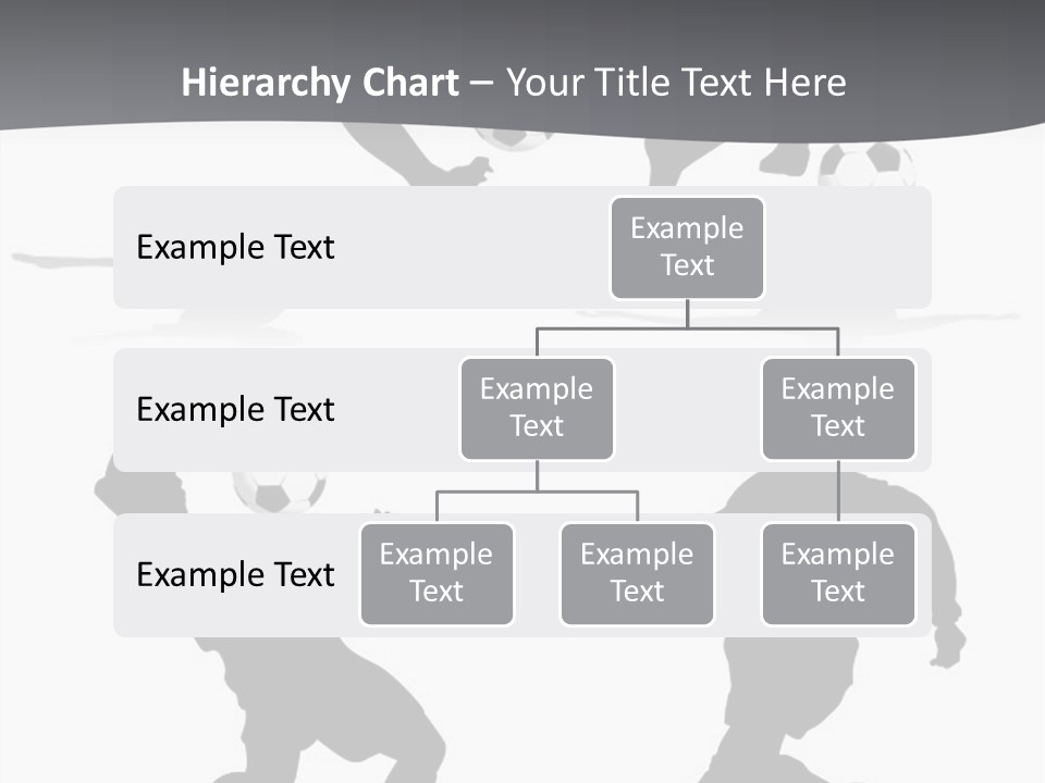 A Silhouette Of A Man Kicking A Soccer Ball PowerPoint Template