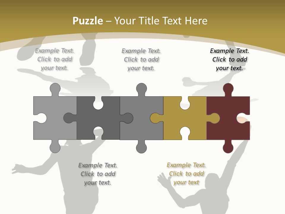 Player Black Dribble PowerPoint Template