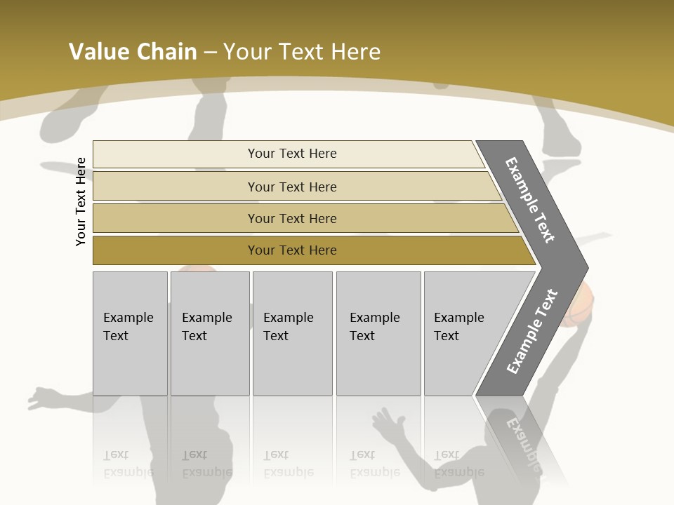 Player Black Dribble PowerPoint Template