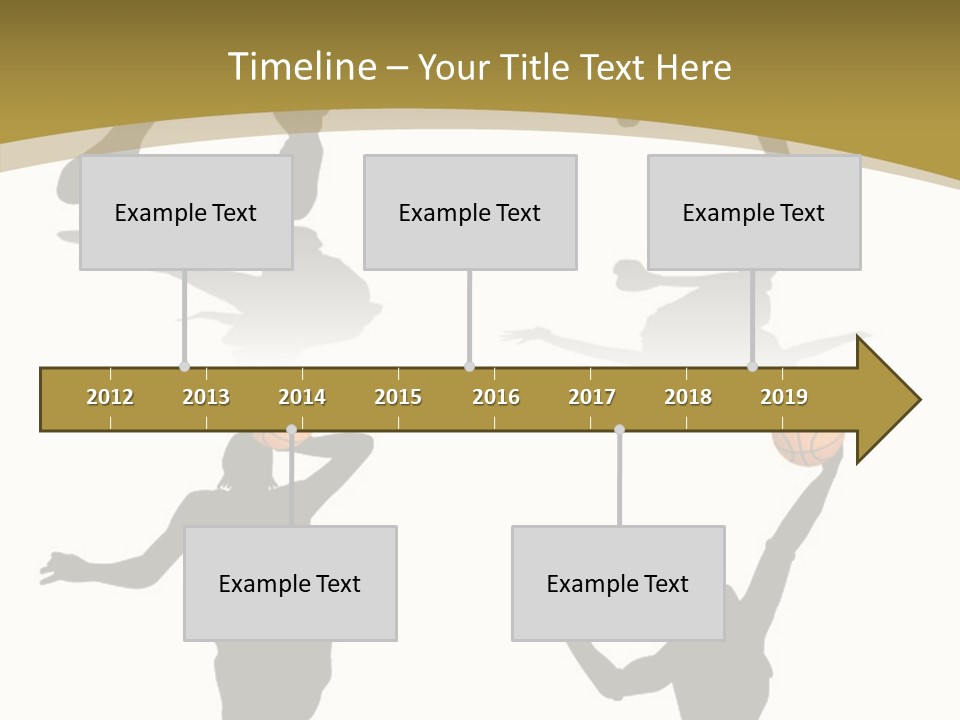 Player Black Dribble PowerPoint Template